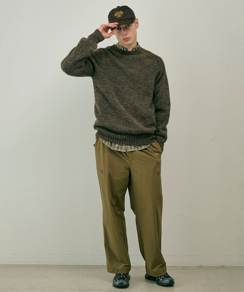 Bshop(ビショップ)の「Gymphlex | ストレート イージーパンツ MEN(その他パンツ・メンズ・ブラック/グレイッシュベージュ・L)」の21枚目の写真