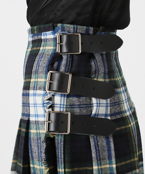 O'NEIL of DUBLIN（オニールオブダブリン）の「O'NEIL OF DUBRIN 別注 FrontPleated FashionLong[SIZE8]：スカート（スカート・レディース・チャコールグレー/レッド/グリーン・8）」の12枚目の写真