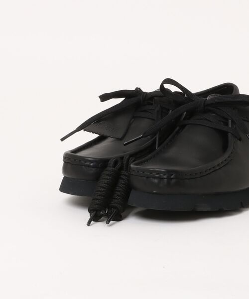 Clarks(クラークス)の「Clarks/クラークス/Wallabee GTX(モカシン/デッキシューズ・レディース・ブラック系その他・5/4.5)」の4枚目の写真