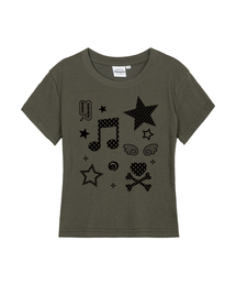 SONG レディース スリムフィット 半袖Tシャツ 7 COLORS