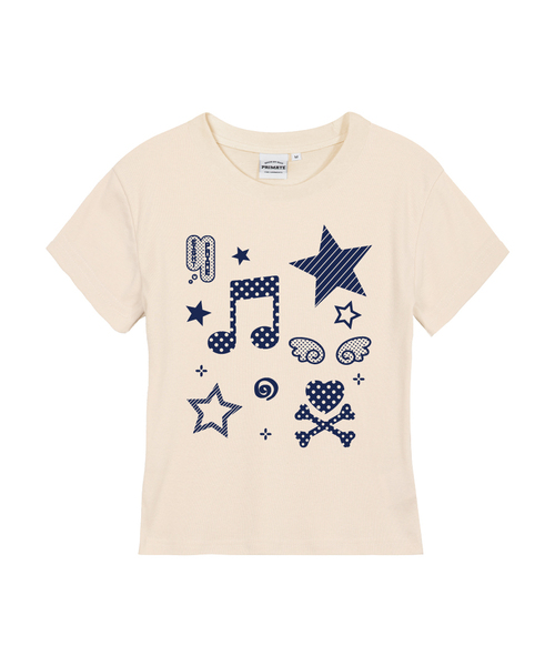 PRIMATE(プライメイト)の「SONG レディース スリムフィット 半袖Tシャツ 7 COLORS(Tシャツ/カットソー・レディース・ホワイト/カーキ/クリーム/ラベンダー/チャコール/ブラック/スカイブルー・SMALL/MEDIUM/LARGE)」の4枚目の写真