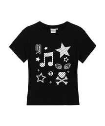 SONG レディース スリムフィット 半袖Tシャツ 7 COLORS