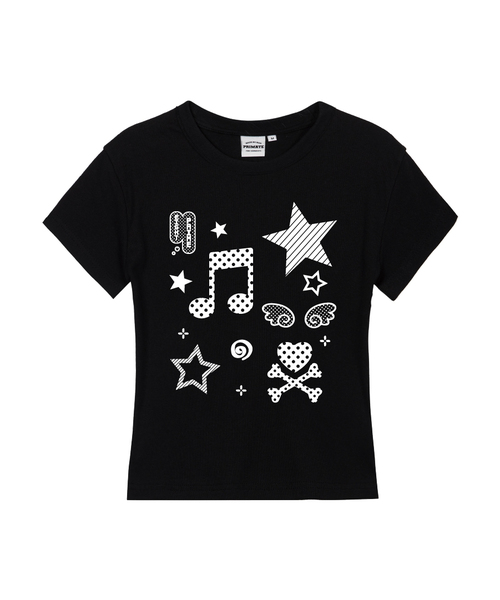 PRIMATE(プライメイト)の「SONG レディース スリムフィット 半袖Tシャツ 7 COLORS(Tシャツ/カットソー・レディース・ホワイト/カーキ/クリーム/ラベンダー/チャコール/ブラック/スカイブルー・SMALL/MEDIUM/LARGE)」の2枚目の写真