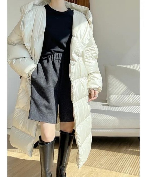 Ritzy(リッツィー)の「エストゴム ウール調ハーフショーツ(その他パンツ・レディース・ブラック/ベージュ・M/L)」の11枚目の写真
