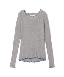 v::room（ヴィルーム）の「V::room コットンリブ ラウンドネックプルオーバー（Tシャツ/カットソー）」