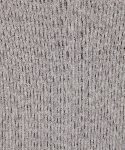 v::room(ヴィルーム)の「V::room コットンリブ ラウンドネックプルオーバー(Tシャツ/カットソー・レディース・ライトグレー/ブラック/ライトベージュ・FREE)」の5枚目の写真