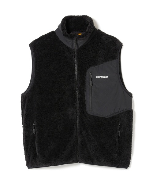 GRIP SWANY(グリップスワニー)の「【GSMCV-213】 GEAR FLEECE VEST(ベスト・メンズ・ブラック/キャメル/ブラウン/セージグリーン・S/XXL/M/L/XL)」の1枚目の写真
