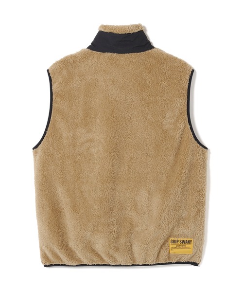 GRIP SWANY(グリップスワニー)の「【GSMCV-213】 GEAR FLEECE VEST(ベスト・メンズ・ブラック/キャメル/ブラウン/セージグリーン・S/XXL/M/L/XL)」の5枚目の写真