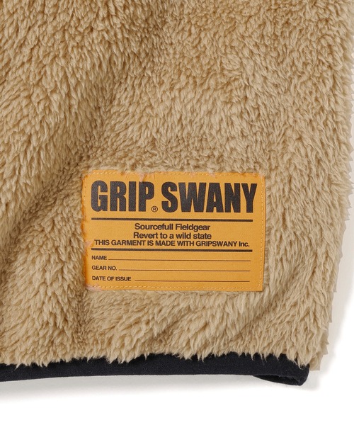 GRIP SWANY(グリップスワニー)の「【GSMCV-213】 GEAR FLEECE VEST(ベスト・メンズ・ブラック/キャメル/ブラウン/セージグリーン・S/XXL/M/L/XL)」の12枚目の写真