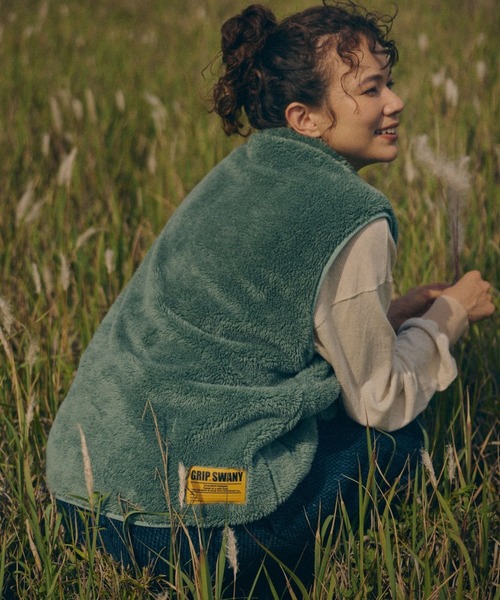 GRIP SWANY(グリップスワニー)の「【GSMCV-213】 GEAR FLEECE VEST(ベスト・メンズ・ブラック/キャメル/ブラウン/セージグリーン・S/XXL/M/L/XL)」の18枚目の写真