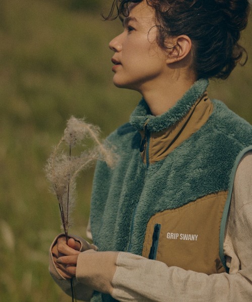 GRIP SWANY(グリップスワニー)の「【GSMCV-213】 GEAR FLEECE VEST(ベスト・メンズ・ブラック/キャメル/ブラウン/セージグリーン・S/XXL/M/L/XL)」の19枚目の写真