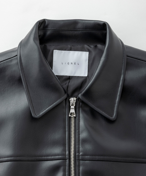 LIGNEL(リグネル)の「【LIGNEL】オーセンティック ボクシーシルエット クロップド ジップブルゾン(ブルゾン・メンズ・ダークブラウン/ブラック/ブラウン・M/L)」の13枚目の写真