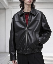 【LIGNEL】オーセンティック ボクシーシルエット クロップド ジップブルゾン