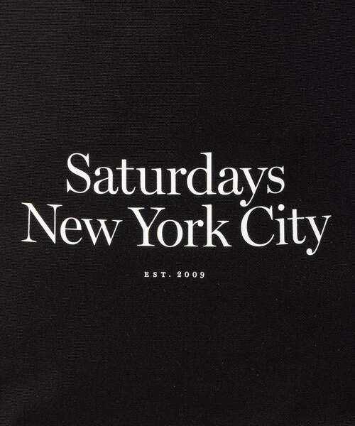 Saturdays NYC(サタデーズ ニューヨークシティ )の「Miller Standard Tote(トートバッグ・メンズ・ブラック/オフホワイト・FREE)」の3枚目の写真
