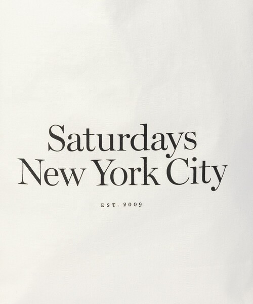 Saturdays NYC(サタデーズ ニューヨークシティ )の「Miller Standard Tote(トートバッグ・メンズ・ブラック/オフホワイト・FREE)」の4枚目の写真