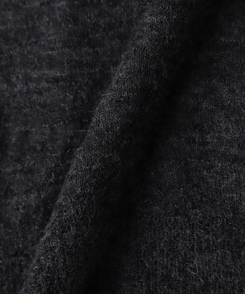 417 EDIFICE(フォーワンセブンエディフィス)の「crepuscule / クレプスキュール W/G Mohair Reversible P/O(ニット/セーター・メンズ・ブラウン/ブラック/チャコールグレー/ブラック系その他・1/2)」の7枚目の写真