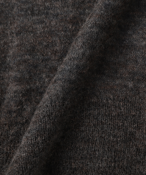 417 EDIFICE(フォーワンセブンエディフィス)の「crepuscule / クレプスキュール W/G Mohair Reversible P/O(ニット/セーター・メンズ・ブラウン/ブラック/チャコールグレー/ブラック系その他・1/2)」の9枚目の写真