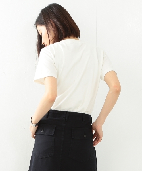 BEAMS BOY（ビームスボーイ）の「SCREEN STARS / THANK YOU 刺繍Tシャツ（Tシャツ/カットソー・レディース・ホワイト/グレー/ブルー・ONE SIZE）」の21枚目の写真