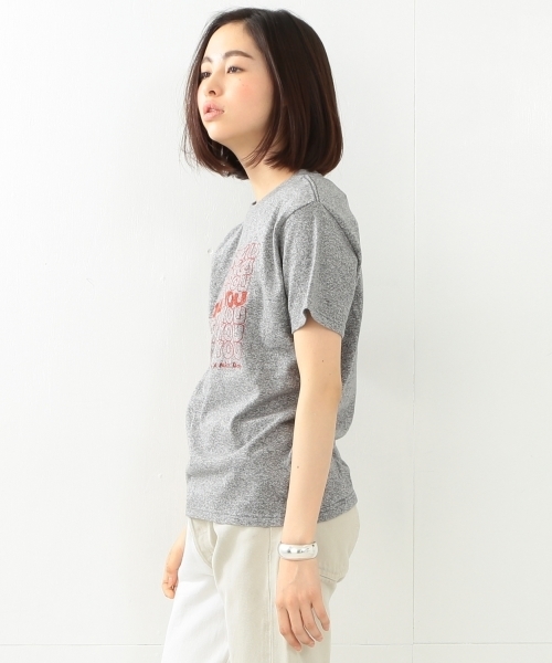 BEAMS BOY（ビームスボーイ）の「SCREEN STARS / THANK YOU 刺繍Tシャツ（Tシャツ/カットソー・レディース・ホワイト/グレー/ブルー・ONE SIZE）」の20枚目の写真
