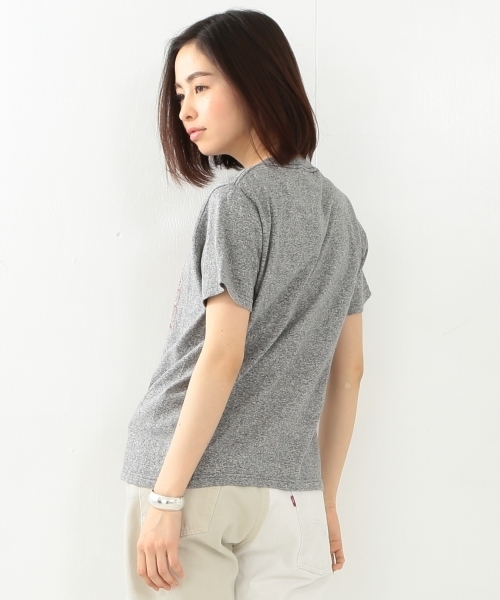 BEAMS BOY（ビームスボーイ）の「SCREEN STARS / THANK YOU 刺繍Tシャツ（Tシャツ/カットソー・レディース・ホワイト/グレー/ブルー・ONE SIZE）」の8枚目の写真