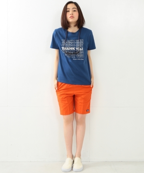 BEAMS BOY（ビームスボーイ）の「SCREEN STARS / THANK YOU 刺繍Tシャツ（Tシャツ/カットソー・レディース・ホワイト/グレー/ブルー・ONE SIZE）」の19枚目の写真