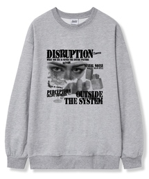 アウトサイド オーバーサイズ 裏毛スウェットTシャツ 6カラー