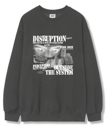 アウトサイド オーバーサイズ 裏毛スウェットTシャツ 6カラー