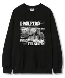 アウトサイド オーバーサイズ 裏毛スウェットTシャツ 6カラー