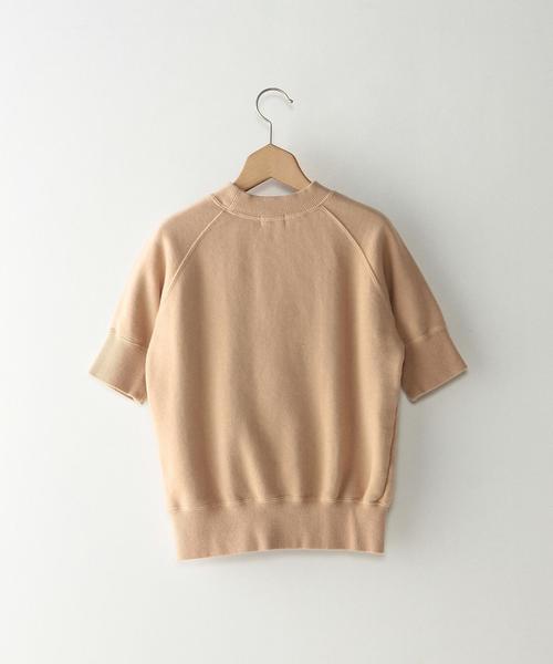 Steven Alan(スティーブンアラン)の「<Steven Alan>PIECE DYE SWEAT SHORT SLEEVE/スウェット◆(Tシャツ/カットソー・レディース・ベージュ/ピンク/ロイヤルブルー・FREE)」の4枚目の写真
