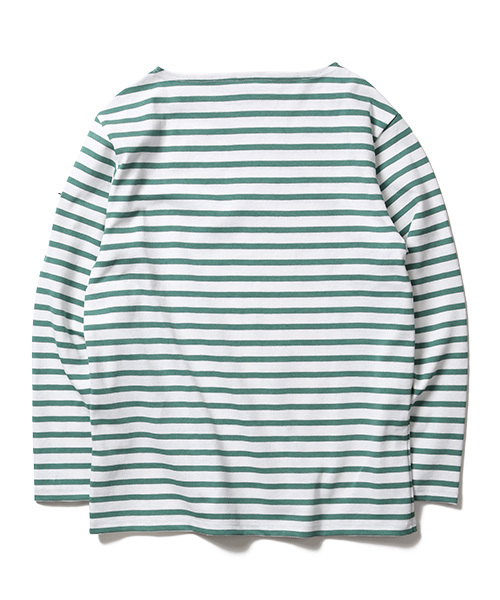 Pilgrim Surf Supply(ピルグリムサーフサプライ)の「ORCIVAL×Pilgrim Surf+Supply / Border T Special (MENS)(Tシャツ/カットソー・メンズ・ホワイト/ネイビー・4/3/5)」の14枚目の写真