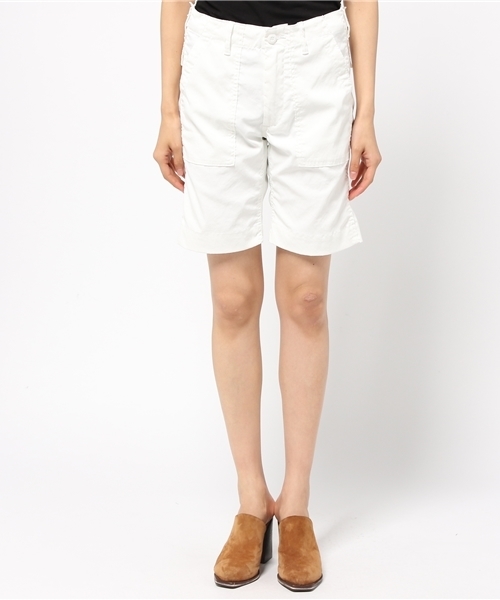 niko and...（ニコアンド）の「ベイカーショートパンツ【niko and ...】（その他パンツ・レディース・ネイビー/ホワイト・3/2）」の9枚目の写真