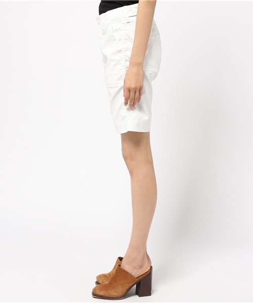 niko and...（ニコアンド）の「ベイカーショートパンツ【niko and ...】（その他パンツ・レディース・ネイビー/ホワイト・3/2）」の10枚目の写真