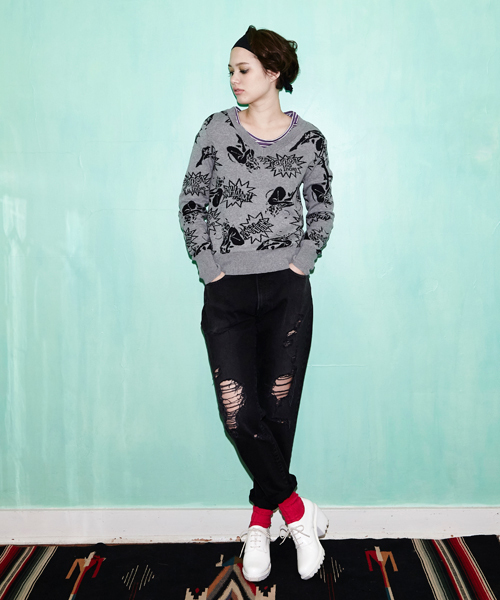 HYSTERIC GLAMOUR（ヒステリックグラマー）の「DEVIL WOMAN総柄ジャ