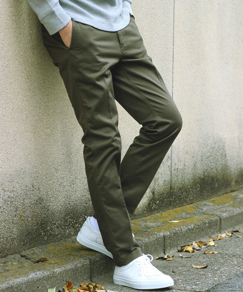 ESSENTIAL GARMENT MEN'S BIGI（エッセンシャルガーメントメンズビギ）の「【2016-17 A/W新作】スリムテーパード ストレッチパンツ（チノパンツ・メンズ・ベージュ/ネイビー/トップグレー/ブラック/カーキ・L/SS/S/M）」の20枚目の写真