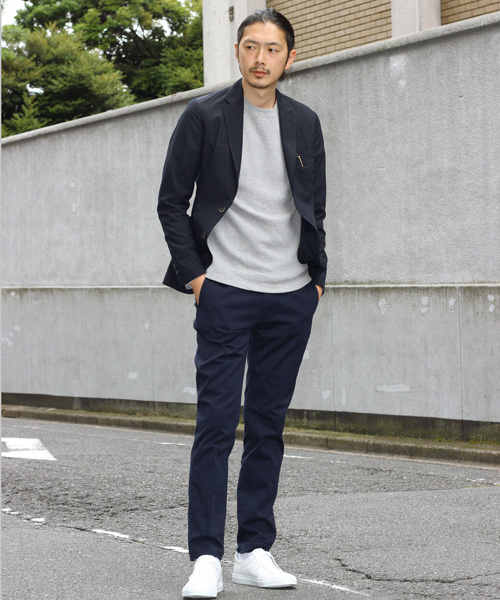 ESSENTIAL GARMENT MEN'S BIGI（エッセンシャルガーメントメンズビギ）の「【2016-17 A/W新作】スリムテーパード ストレッチパンツ（チノパンツ・メンズ・ベージュ/ネイビー/トップグレー/ブラック/カーキ・L/SS/S/M）」の18枚目の写真