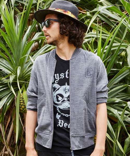 HYSTERIC GLAMOUR（ヒステリックグラマー）の「TYPE-C pt JK（ブルゾン・メンズ・ネイビー/トップグレー/ブラック・MEDIUM/LARGE/SMALL）」の2枚目の写真