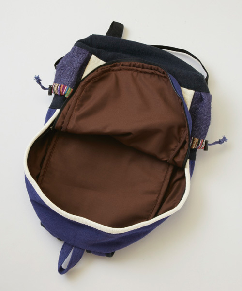 チャイハネ（チャイハネ）の「【チャイハネ】ヒマールリュック（バックパック/リュック・メンズ・ナチュラル/ブラウン/ネイビー・FREE）」の15枚目の写真