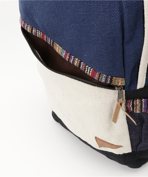 チャイハネ（チャイハネ）の「【チャイハネ】ヒマールリュック（バックパック/リュック・メンズ・ナチュラル/ブラウン/ネイビー・FREE）」の8枚目の写真