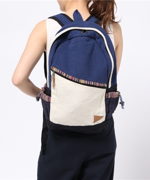 チャイハネ（チャイハネ）の「【チャイハネ】ヒマールリュック（バックパック/リュック・メンズ・ナチュラル/ブラウン/ネイビー・FREE）」の5枚目の写真