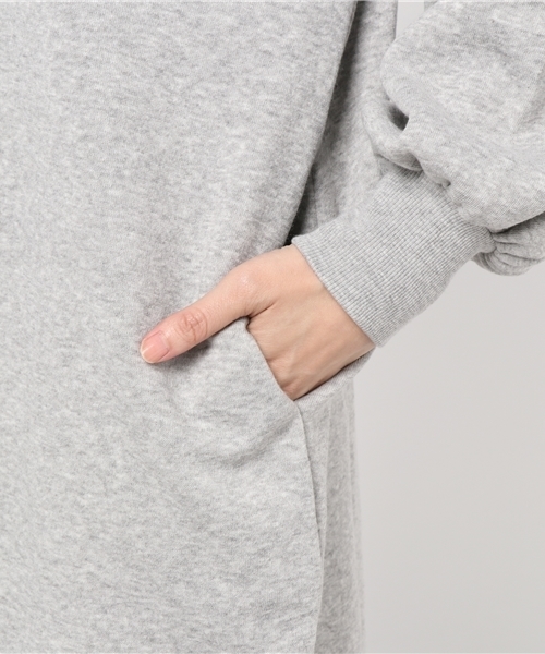 one after another NICE CLAUP（ワンアフターアナザーナイスクラップ）の「パーカーワンピース（ワンピース・レディース・スモークピンク/トップグレー/チャコールグレー・FREE）」の20枚目の写真