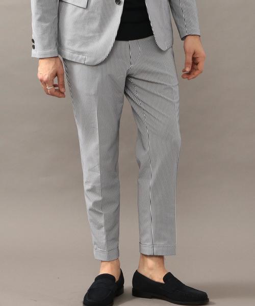 BEAUTY&YOUTH UNITED ARROWS(ビューティーアンドユースユナイテッドアローズ)の「BY ”TORAY” ドライ シアサッカー アンクルパンツ ◆(スラックス・メンズ・ネイビー/その他/その他1・X-LARGE/MEDIUM/LARGE/SMALL)」の22枚目の写真