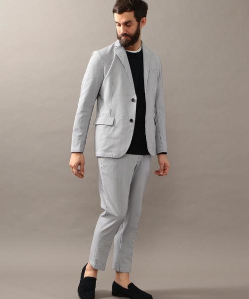 BEAUTY&YOUTH UNITED ARROWS(ビューティーアンドユースユナイテッドアローズ)の「BY ”TORAY” ドライ シアサッカー アンクルパンツ ◆(スラックス・メンズ・ネイビー/その他/その他1・X-LARGE/MEDIUM/LARGE/SMALL)」の20枚目の写真