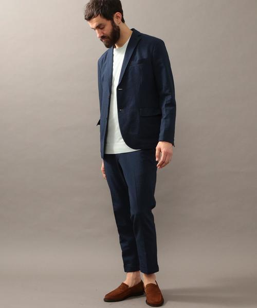 BEAUTY&YOUTH UNITED ARROWS(ビューティーアンドユースユナイテッドアローズ)の「BY ”TORAY” ドライ シアサッカー アンクルパンツ ◆(スラックス・メンズ・ネイビー/その他/その他1・X-LARGE/MEDIUM/LARGE/SMALL)」の7枚目の写真