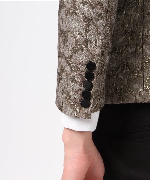 GalaabenD（ガラアーベント）の「ラメレオパードジャガードジャケット