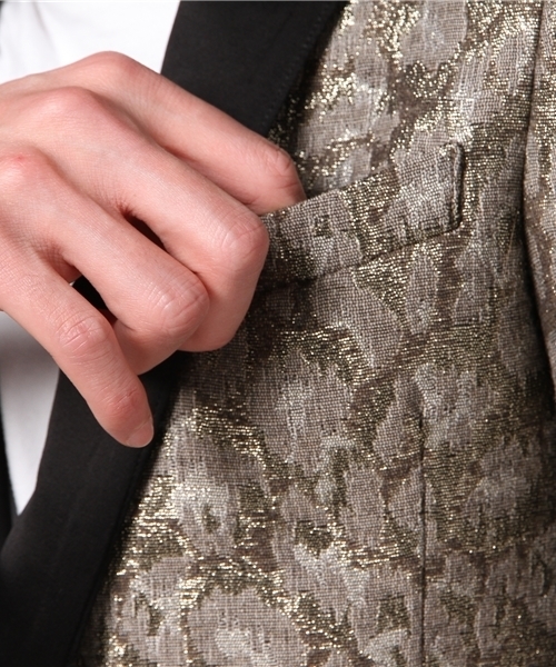 GalaabenD（ガラアーベント）の「ラメレオパードジャガードジャケット