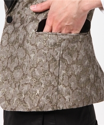 GalaabenD（ガラアーベント）の「ラメレオパードジャガードジャケット