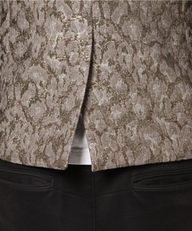 希少 GalaabenD ガラアーベント ラメレオパード ジャガード ジャケット GalaabenD（ガラアーベント）の「ラメレオパードジャガードジャケット