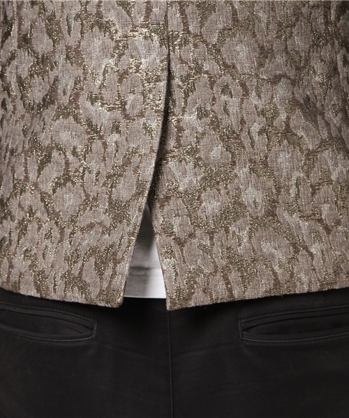 GalaabenD（ガラアーベント）の「ラメレオパードジャガードジャケット