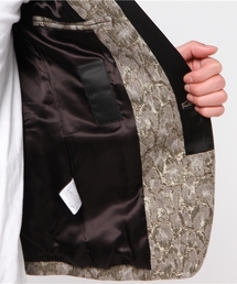 GalaabenD（ガラアーベント）の「ラメレオパードジャガードジャケット