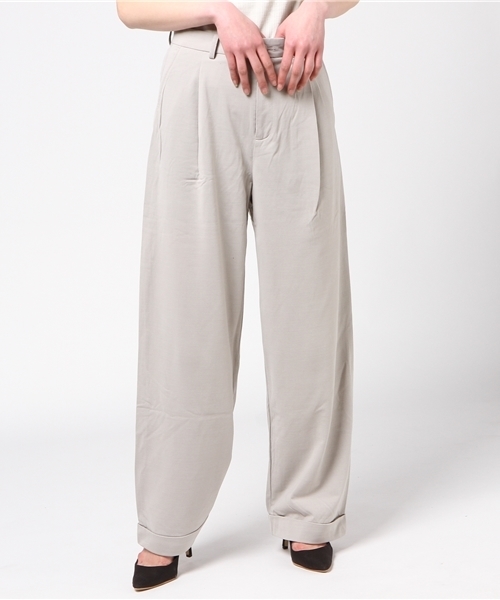 HYSTERIC GLAMOUR（ヒステリックグラマー）の「SOUND GENERATION裏総柄 ワイドパンツ（その他パンツ・レディース・グレー/ブラック/ベージュ・SMALL/MEDIUM）」の13枚目の写真